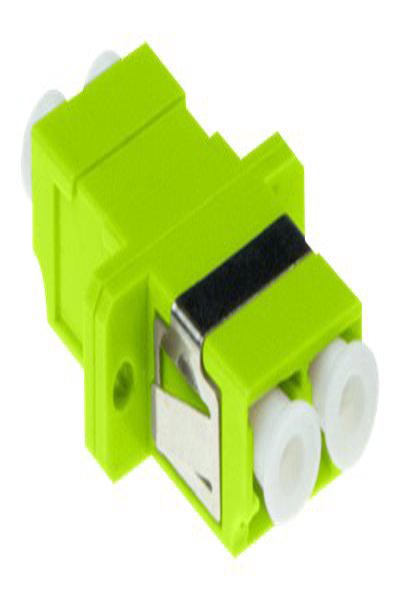 ACT Fiber optic SC-SC duplex adapter multimode OM5 - SC/SC - Green - Lime - Multi-mode - Zirconia ceramic - OM5 - 1 pc(s)