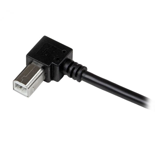 StarTech 3m USB 2.0 A to Right Angle B Cable - USBAB3MR