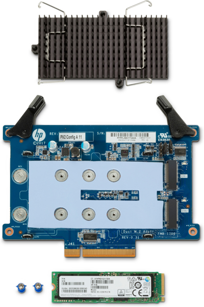 HP Z Turbo Drive 1TB TLC (Z8G4): M.2 SSD Module, 3000 MB/s