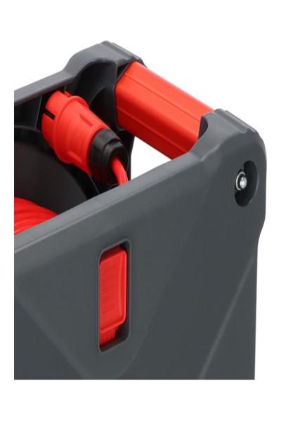 Brennenstuhl 9201500210, Svart, Röd, Plast, 5 AC-uttag, Typ E / F, Rak, 50 m - 9201500210