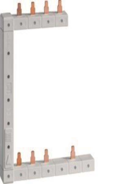 Rail de phase Hager KCF863L vertical gauche 2 rangées