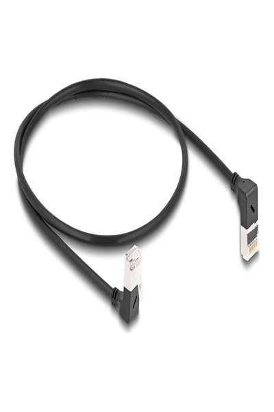 Câble patch Delock - RJ-45 (M) coudé vers le haut vers RJ-45 (M) coudé vers le bas
