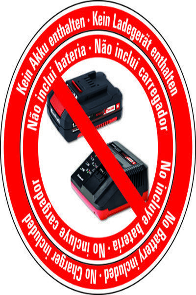 Einhell TC-OS 18/187 Li Solo Straight Die Grinder - Battery - 225mm - 4460725