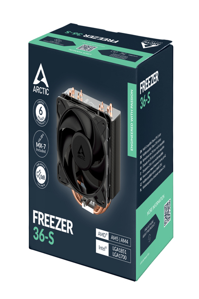 Arctic Cooler Freezer 36-S - Processor cooler - AMD Socket AM4 (Ryzen) - ACFRE00194A