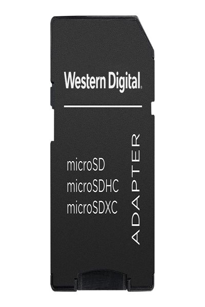 WD WDDSDADP01 - Flash card adapter - MicroSD - MicroSDHC - MicroSDXC - SD - 1 pc(s) - Black - 24 mm