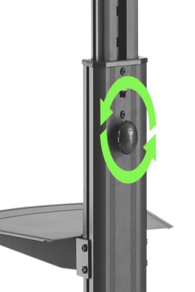 TECHLY TV TROLLEY FOR LCD LED 32"-65" WITH SHELF - ICA-TR35