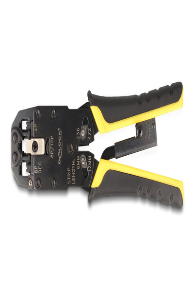Delock Crimp tool - universal, with wire stripper - 90523