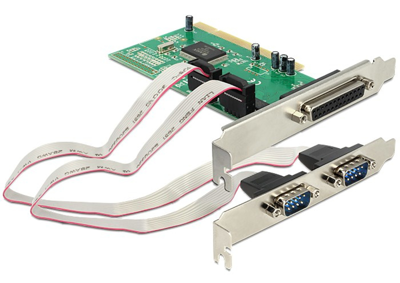Delock 1x Parallel & 2x Serial - PCI card - PCI - Wired - 89004