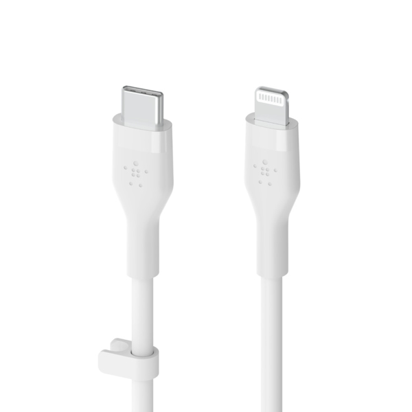 Belkin BOOST CHARGE USB-C to LTG Silicon 2M White - Digital - CAA009BT2MWH