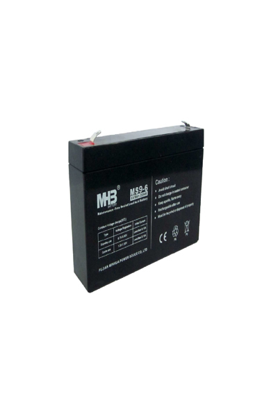 PowerWalker MHB MS9-6 - Batterie plomb-acide scellée (VRLA) - 6 V - 1 pièce(s) - Noir - 9 Ah - 5 an(s)