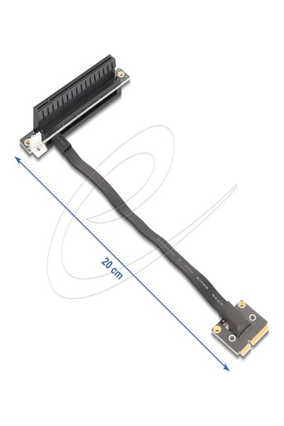 Delock Adapter Mini PCIe Stecker zu 3.0 x16 Slot 90Ã‚Â° - Adapter - 0.2 m - 81294