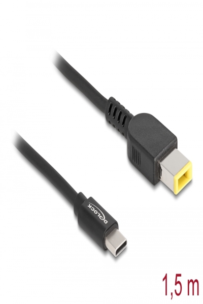 Delock Power cable - 24 pin USB-C (M) to DC jack 11 x 4.5 mm (M) - 87970