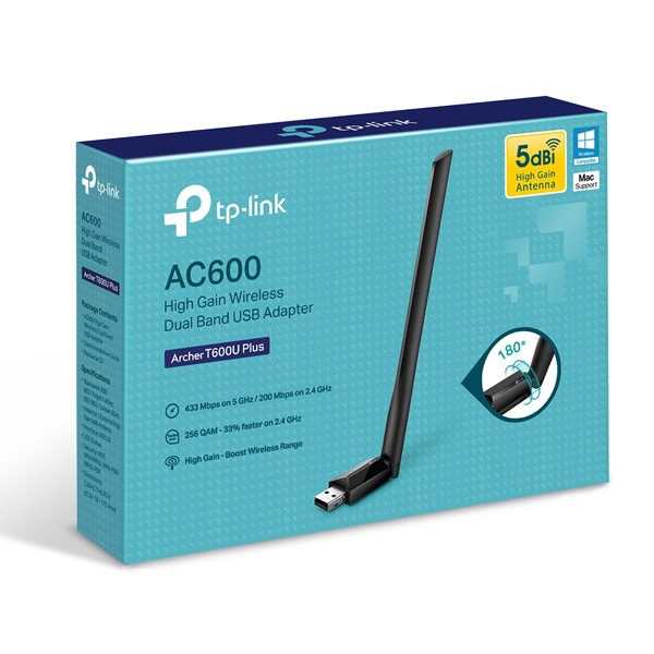 TP-LINK Archer T600U Plus - Network adapter - ARCHER T600U PLUS