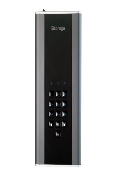 iStorage diskAshur DT2 256-bit 4TB USB 3.2 FIPS Level 3 certified - secure encrypted desktop hard drive IS-DT2-256-4000-C-X - 4 TB - 3.2 Gen 1 (3.1 Gen 1) - Black - IS-DT2-256-4000-C-X
