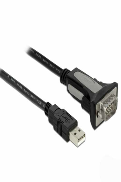 Delock USB-/seriellkabel - USB (hane) till RS-232 (hane) - 66323