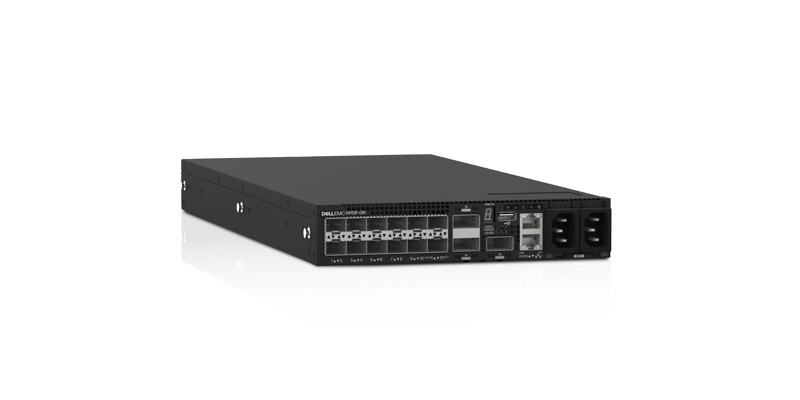 DELL EMC Switch S4112F 12 x 10GbE SFP+ 3x100GbE QSFP28 IO to FAN 2 x AC PSU OS10 - 210-AOYR