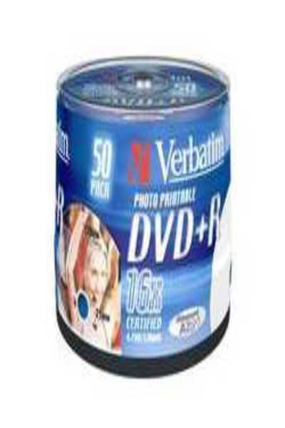 Verbatim 50 x DVD+R - 4.7 GB 16x - 43512