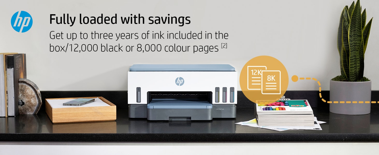 HP Printer Smart Tank 7006 All-in-One - Inkjet - Colored - 28B55A#BHC
