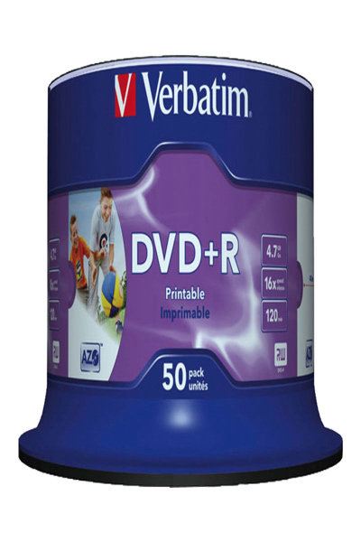 Verbatim 50 x DVD+R - 4.7 GB 16x - 43512