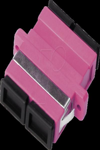 DIGITUS Fiber optic coupling duplex SC to SC MM OM4 - DN-96018-2