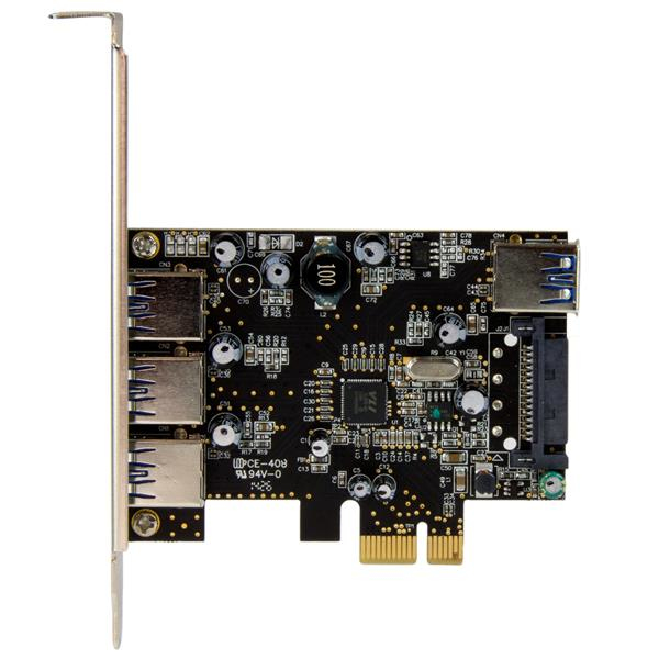 StarTech 4-Port PCIe USB 3.0 Card - PEXUSB3S42