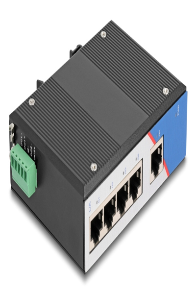 Delock Switch Industrial 5 x 10/100/1000 Gigabit Ethernet - 80162