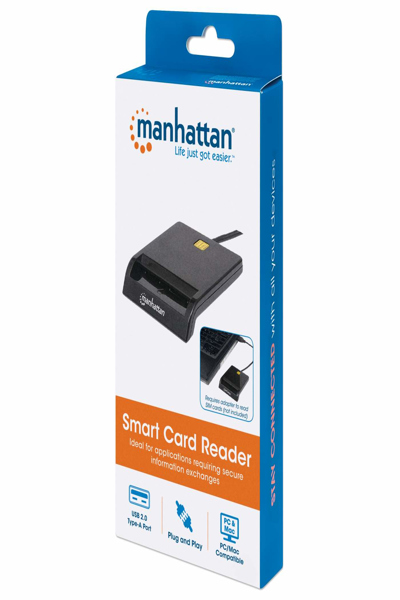 Lecteur de cartes à puce Manhattan USB-A avec contact