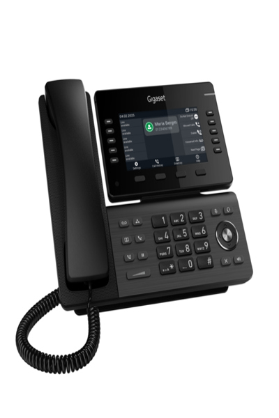 Gigaset P855BW IP PRO Desk Phone 5in TFT BT WLAN PoE - S30853-H4109-R101