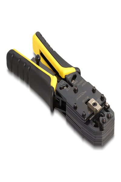 Delock Crimp tool - universal, with wire stripper - 90523