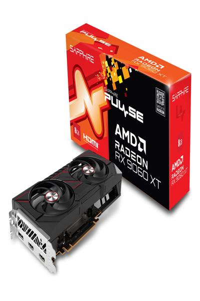 Sapphire Radeon RX9060XT Pulse Gaming OC 8 Go GDDR6 2xHDMI DP