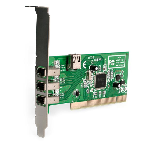 StarTech 4 Port 1394a FireWire PCI Interface Card - PCI1394MP
