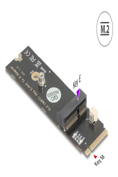 Delock 64344 - Konverter M.2 Key M Stecker> E Slot - 64344