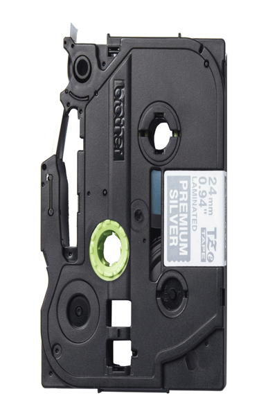 Brother TZe-PR955 Vit på Silver 2,4 cm 8 m - TZEPR955