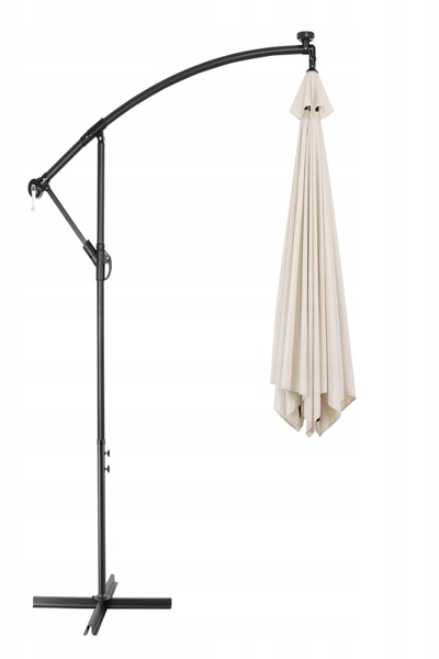 Extralink Black Forest Garden Umbrella 3m Beige with Arm