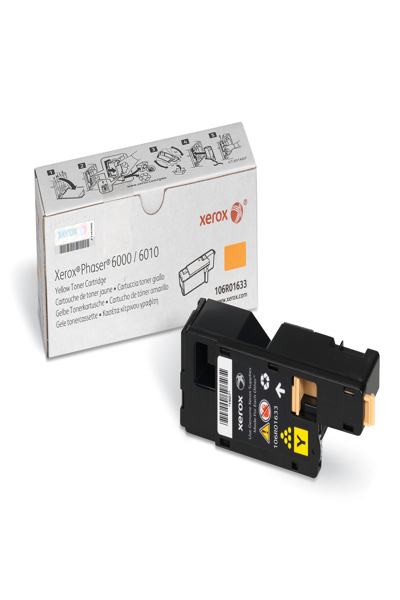 Xerox Yellow Toner Cartridge - Phaser 6000/6010 - 1000 pages - Yellow - 1 pc(s)