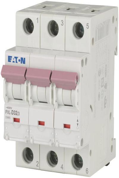 Interrupteur EATON LS avec étiquette. D 32 A 3 pôles PXL-D32