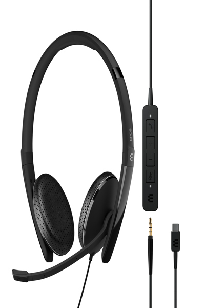 EPOS SENNHEISER ADAPT 165 USB-C II Stereo Headset USB-C inkl. 3,5mm Klinkenstecker Inline Call Control - Audio - Stereo - 1000920