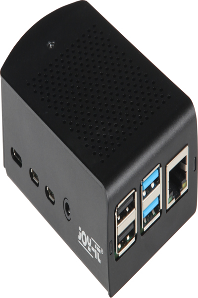 Raspberry Pi JOY-iT aluminium case black - RB-ALUCASEP4+06