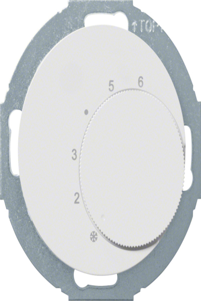 Berker 20262079 Thermostat d'ambiance R.Classic Blanc polaire