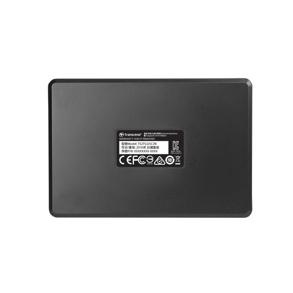 Transcend StoreJet 25C3 - Hard Drive 2 TB External (Portable) - TS2TSJ25C3N