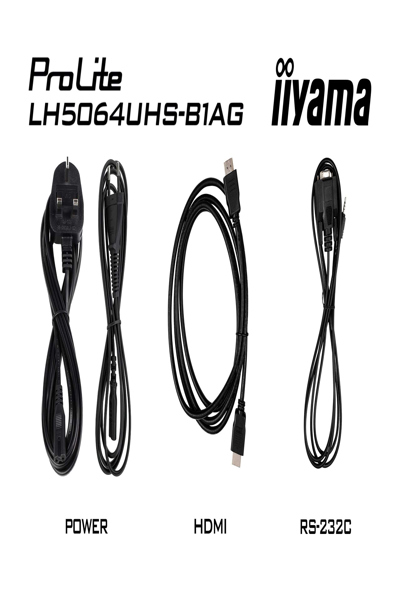 Iiyama LH5064UHS-B1AG 50 IN LCD UHD - Flat Screen - 127 cm - LH5064UHS-B1AG