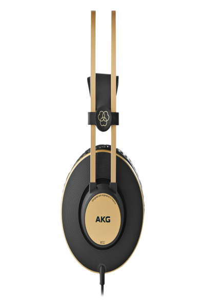 Harman Kardon AKG K92: Wired headphones, Black/Gold, for music. - 3169H00030