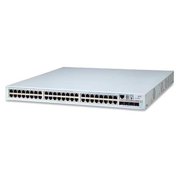 HP Switch 100Mbit, 48xTP, 1000Mbit, 2xTP/SFP-Slot, POE, E45 - JE048A