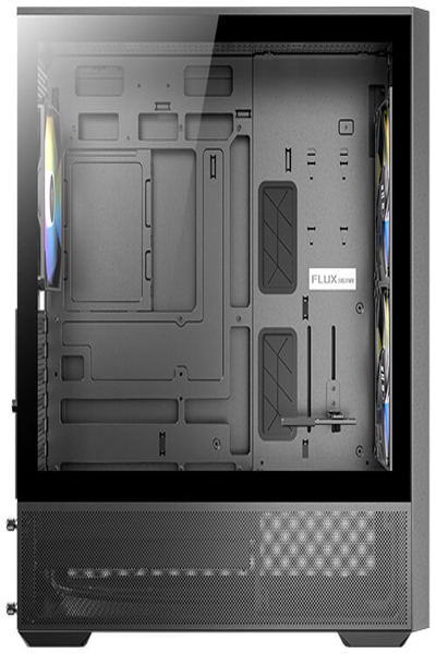 Antec Mid Flux Rear ATX/M-ATX/M-ITX o.N. BK retail - Midi/Minitower - ATX - Mini tower - ATX - 0-761345-10241-4