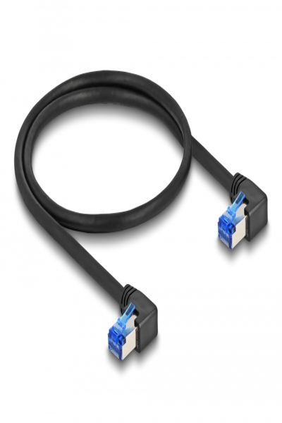 Câble patch Delock - RJ-45 (M) coudé vers RJ-45 (M) coudé