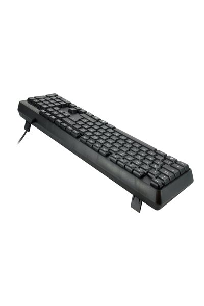 Equip Wired USB Keyboard - Full-size (100%) - Wired - USB - QWERTY - Black - 245211