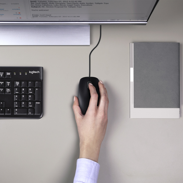 Logitech Desktop MK120 - Keyboard and Mouse set - 920-002559