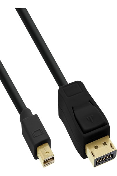 Câble Mini DisplayPort vers DisplayPort InLine noir 2 m