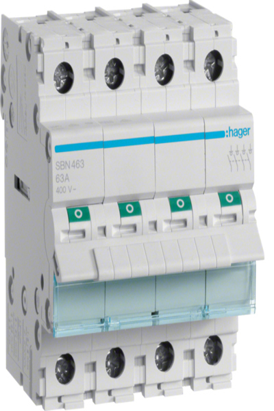 Hager SBN463 63 A 440 V