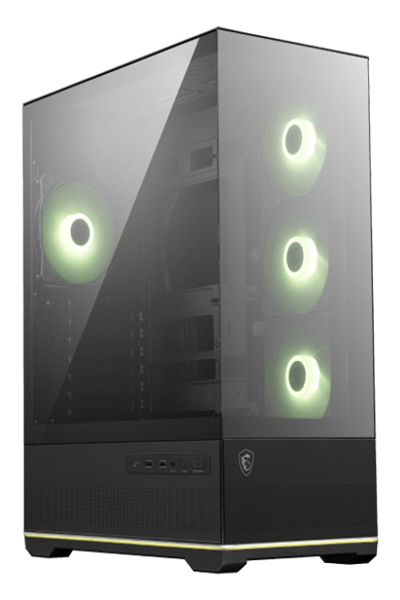 MSI Mag Pano 110R PZ Case ARGB Reverse Blade Fan 1x120mm ARGB+PWM Control Board - Mini tower - ATX - MAG PANO 110R PZ